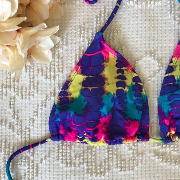 OP Other - • Tie-Dye Print Bikini Top •